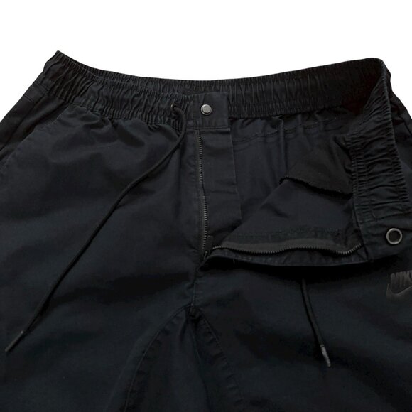 Nike Pants Mens Size L Modern Woven Joggers Slim Fit Drawstring Stretch Black - Picture 4 of 8